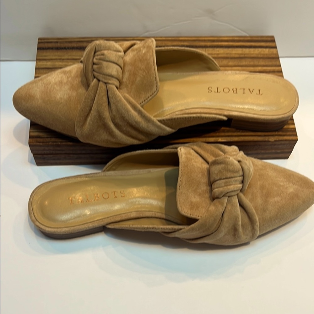Talbots Edison Knot Detail Mules: S-6M - Picture 2 of 9
